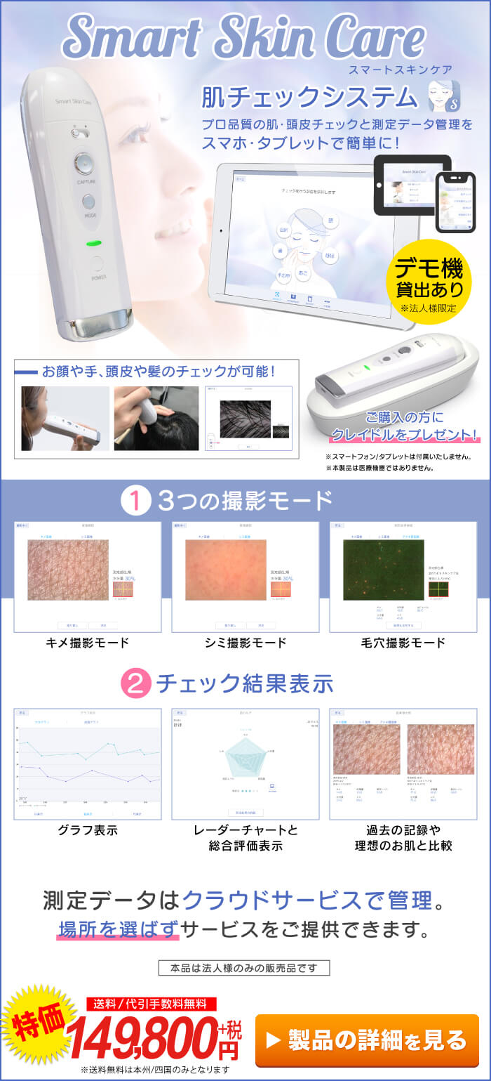肌チェックシステム Smart Skin Care